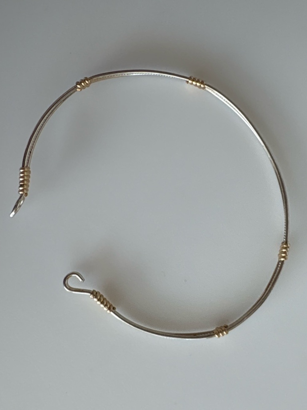 Ronaldo Jewelry Be Kind Bracelet 925 Sterling Silver Gold Accent 7.5 - Picture 10 of 16